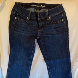 American Eagle Crop dark Jeans